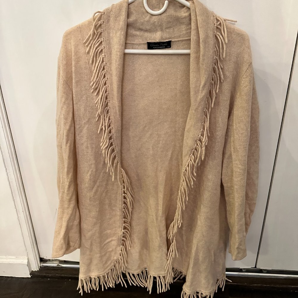 Beige Cashmere Sweater - Size L